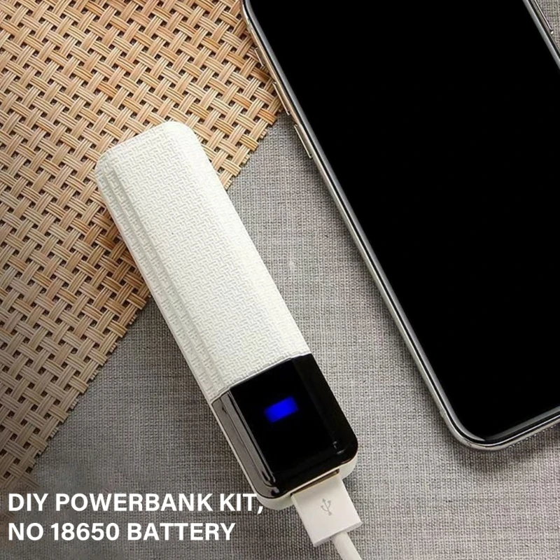 Easy to Use DIY Power Supply Case 18650 Battery Holder Charging Case for 18650 Battery Charges Phones & Tablets