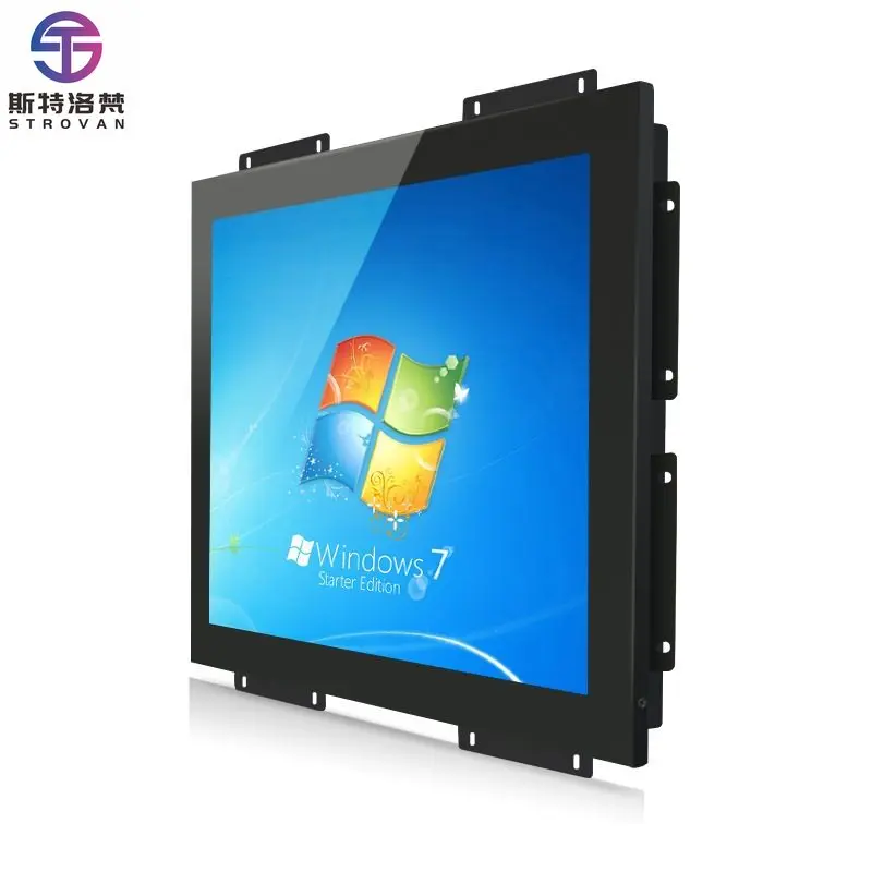 12 Inch Embedded Open Frame Wall Mount Lcd Touch Screen