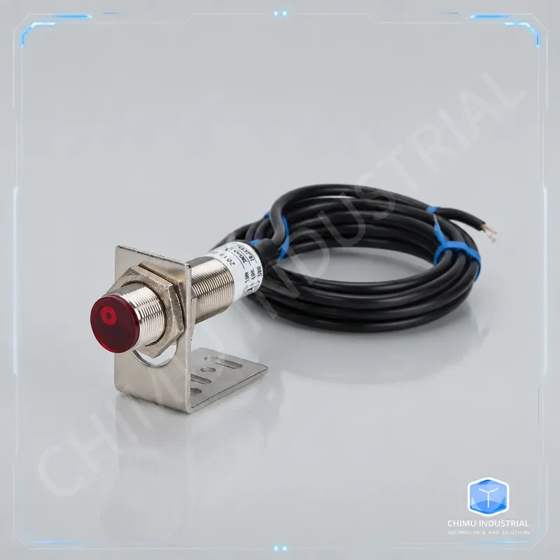 【CHIMU INDUSTRIAL】 for SZ-JG-30MFS1 M18 Diffuse Reflection Photoelectric Switch Sensor NPN PNP Adjustable Induction