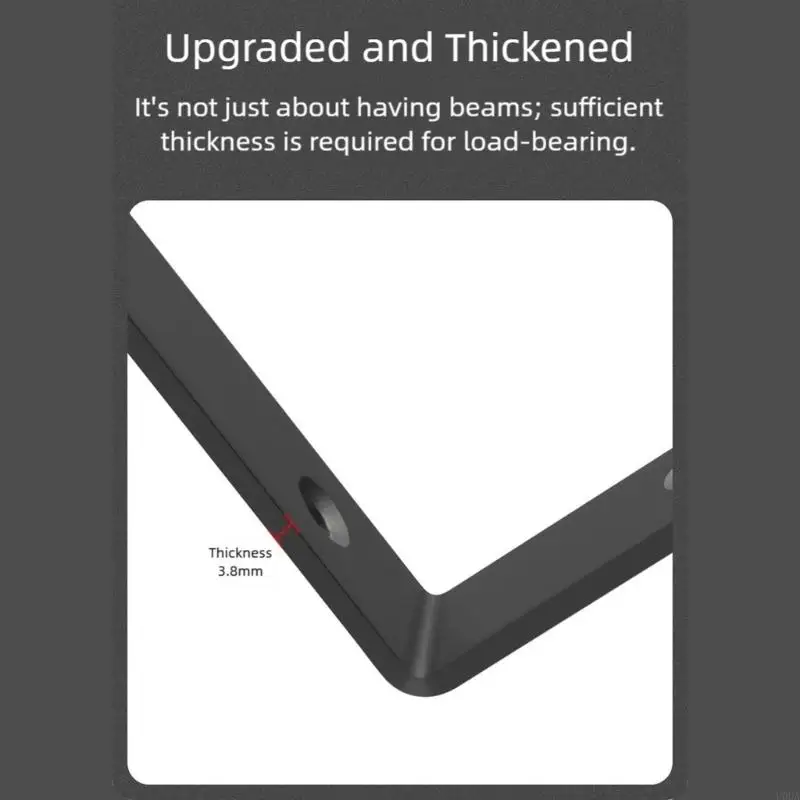  Strong Metal Right Angles Brackets for Securing Cabinets Bookshelves Wall Panel