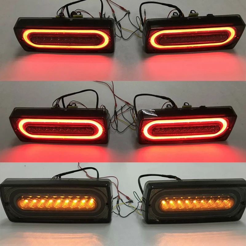 Nuevo diseño de piezas de coche, luz trasera de Color rojo y negro para Benz Clase G W463 2000-2015y