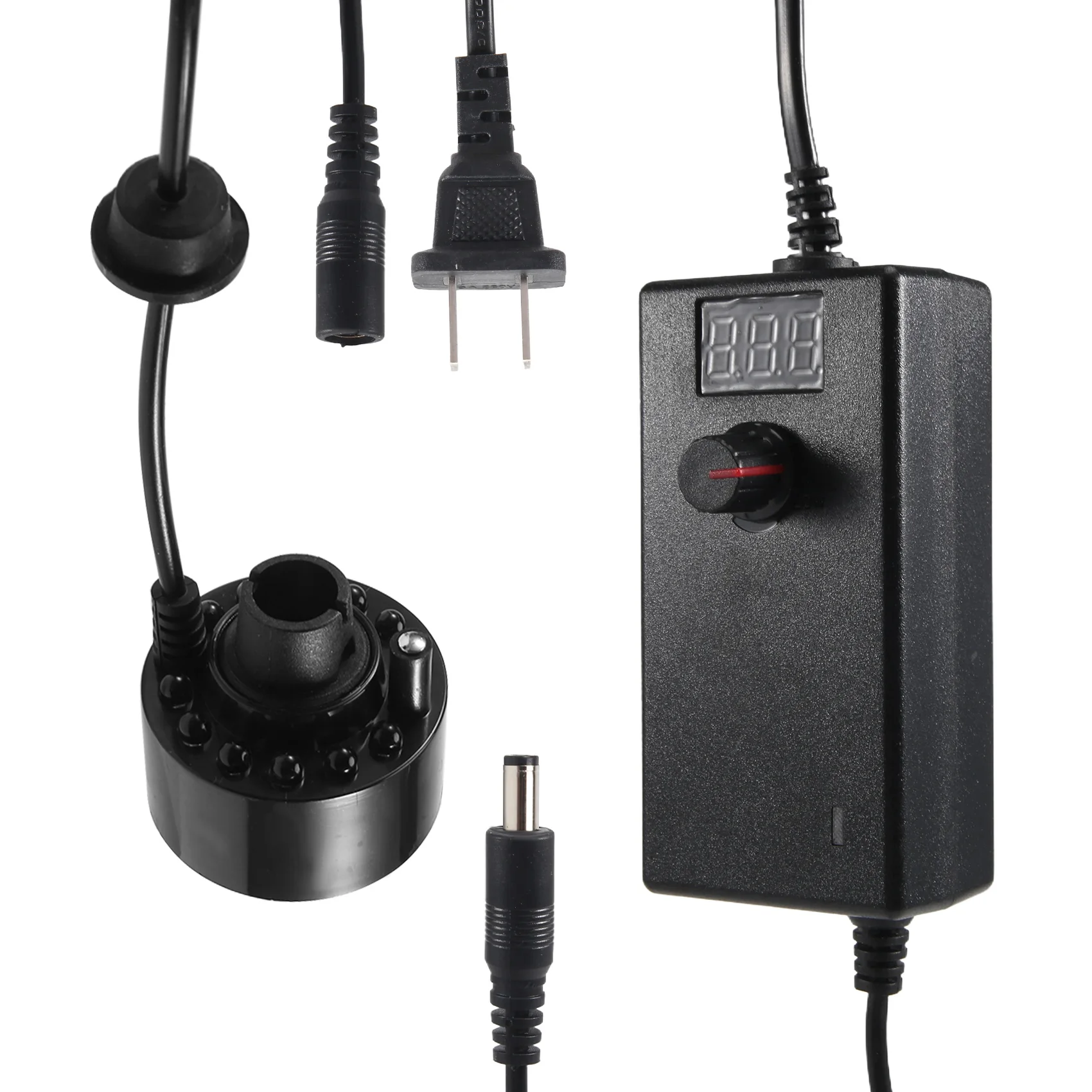 Mist Maker Fogger น้ําพุ Pond เครื่องหมอก Atomizer Air Humidifier ฮาโลวีนควันสีดํา US Plug