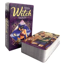 New Teen Witch Tarot Deck English Oracles Cards Mysterious Divination Easy Tarot Cards Game Board Game