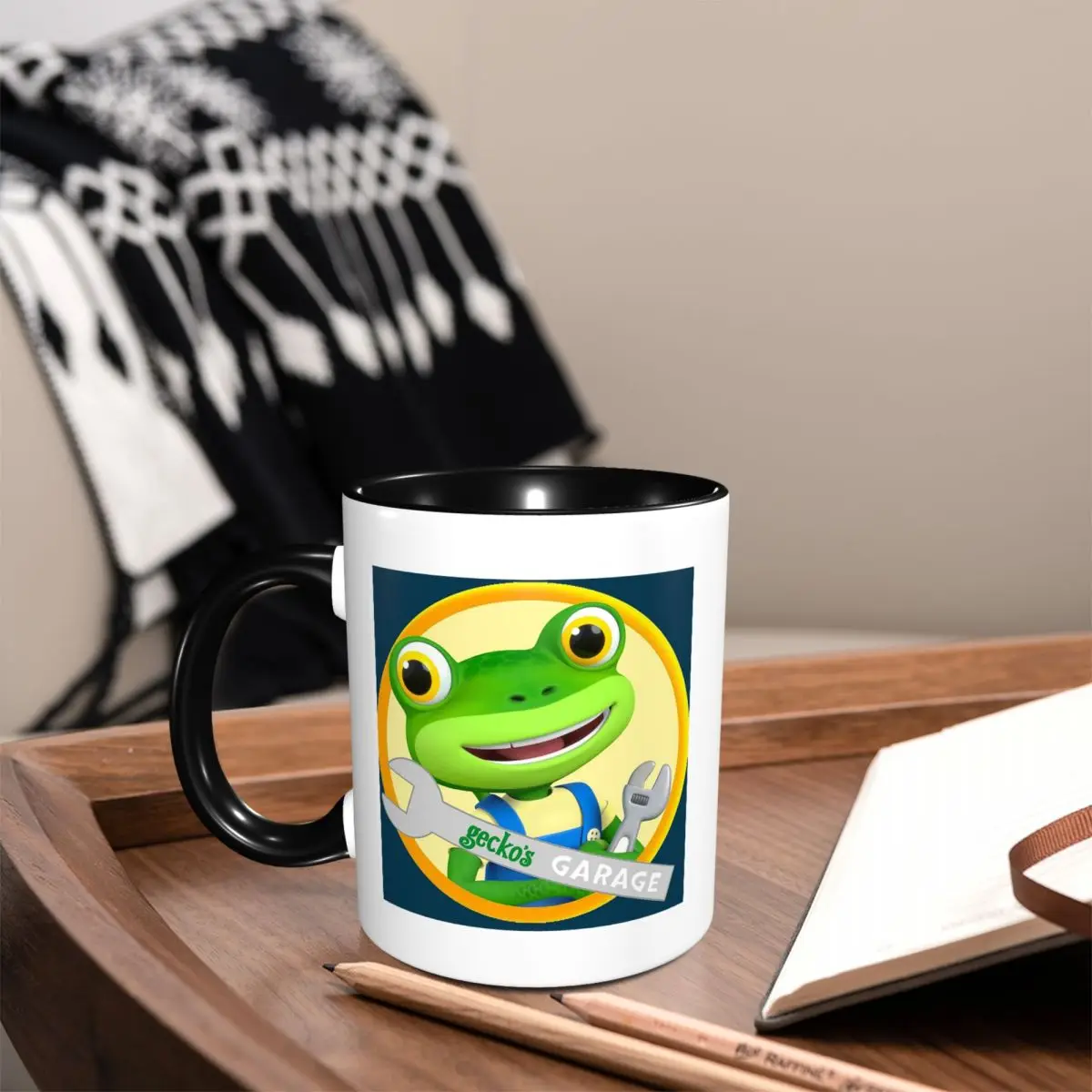 Gecko Garage Mug Funny Ceramic Coffee Cups Tea Mugs Milk Cup Drinkware Gift for Friends