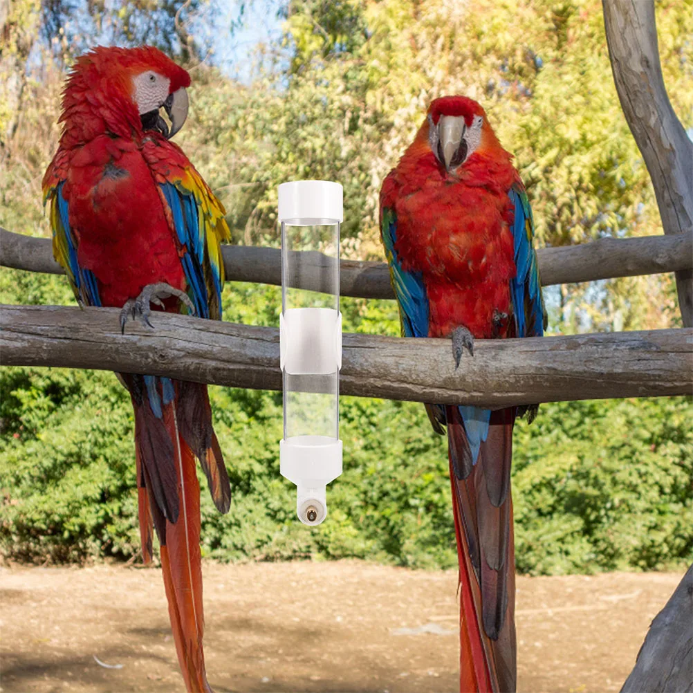 

Automatic Bird Drinker Plastic Parrot Feeder Accessories Hanging Water Dispenser