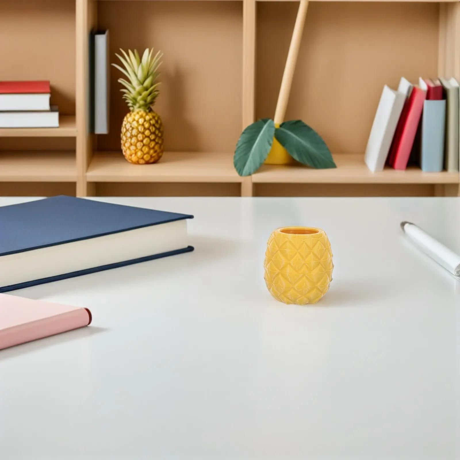 Pineapple Pen Holder – Multifunctional Desk Organizer for Pencils, Cups & Home Office Decor