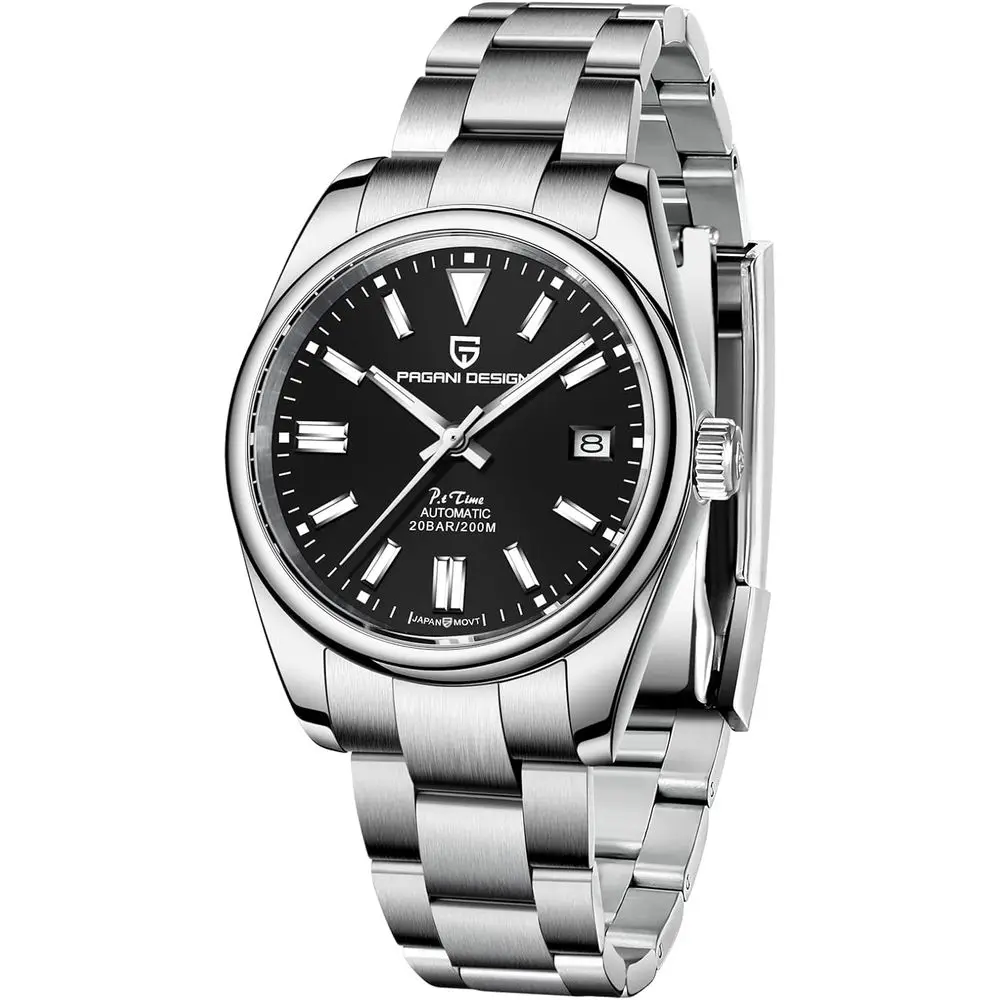 

Дизайнерские часы для мужчин, японский автоматический механизм, водонепроницаемость 200 метров, нержавеющая сталь, диаметр циферблата 40 мм, сапфировое стекло, повседневный стиль.