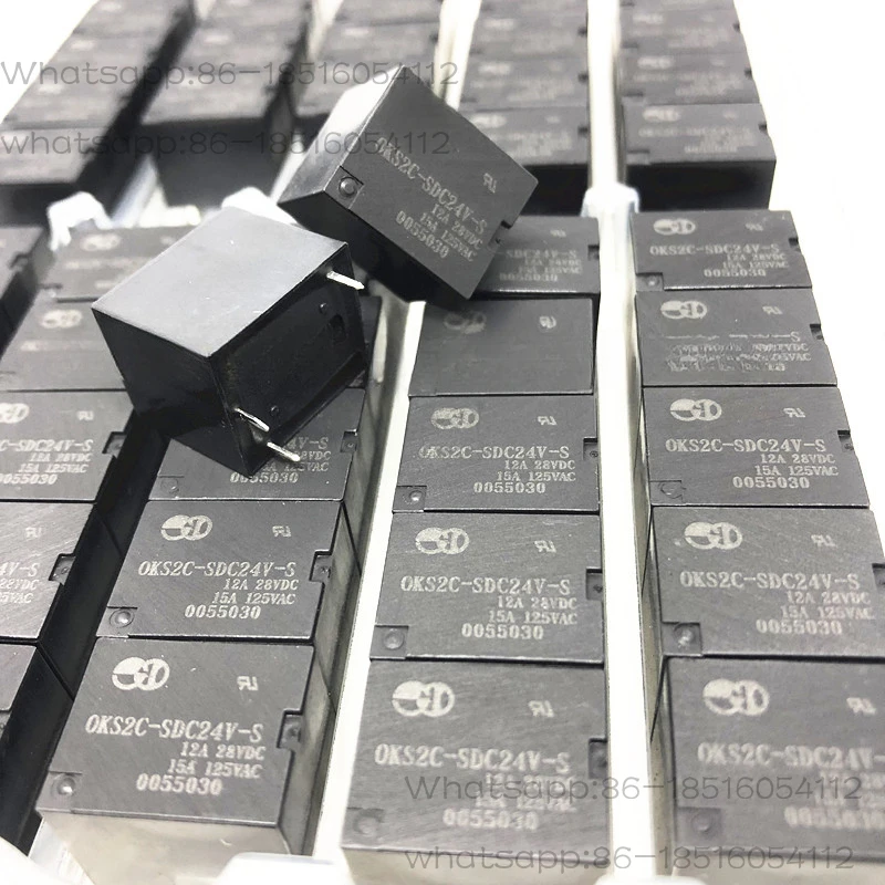 Original & New 5PCS 10PCS Relay OKS2C-SDC24V-S  24V  OKS2C SDC24V S   24VDC  5PINS 15A