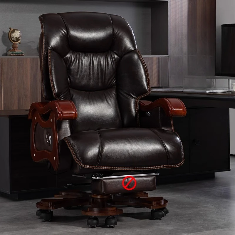 Foot Rest Office Chair Ergonomic Comfortable Luxury Lounge Wheel Office Chair Bureaux Armchairs Sillas De Oficina Furniture