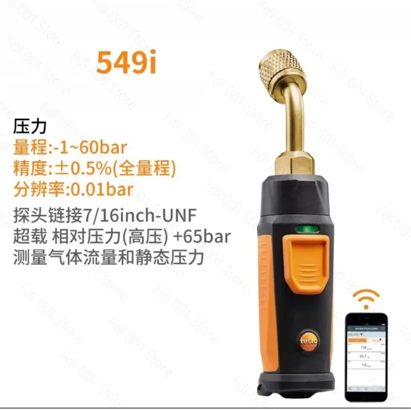 Digital Vacuum Gauge 552i  549i 115i Smartphone App Controlled Wireless Air Conditioning Refrigeration Systems Vacuum Probe