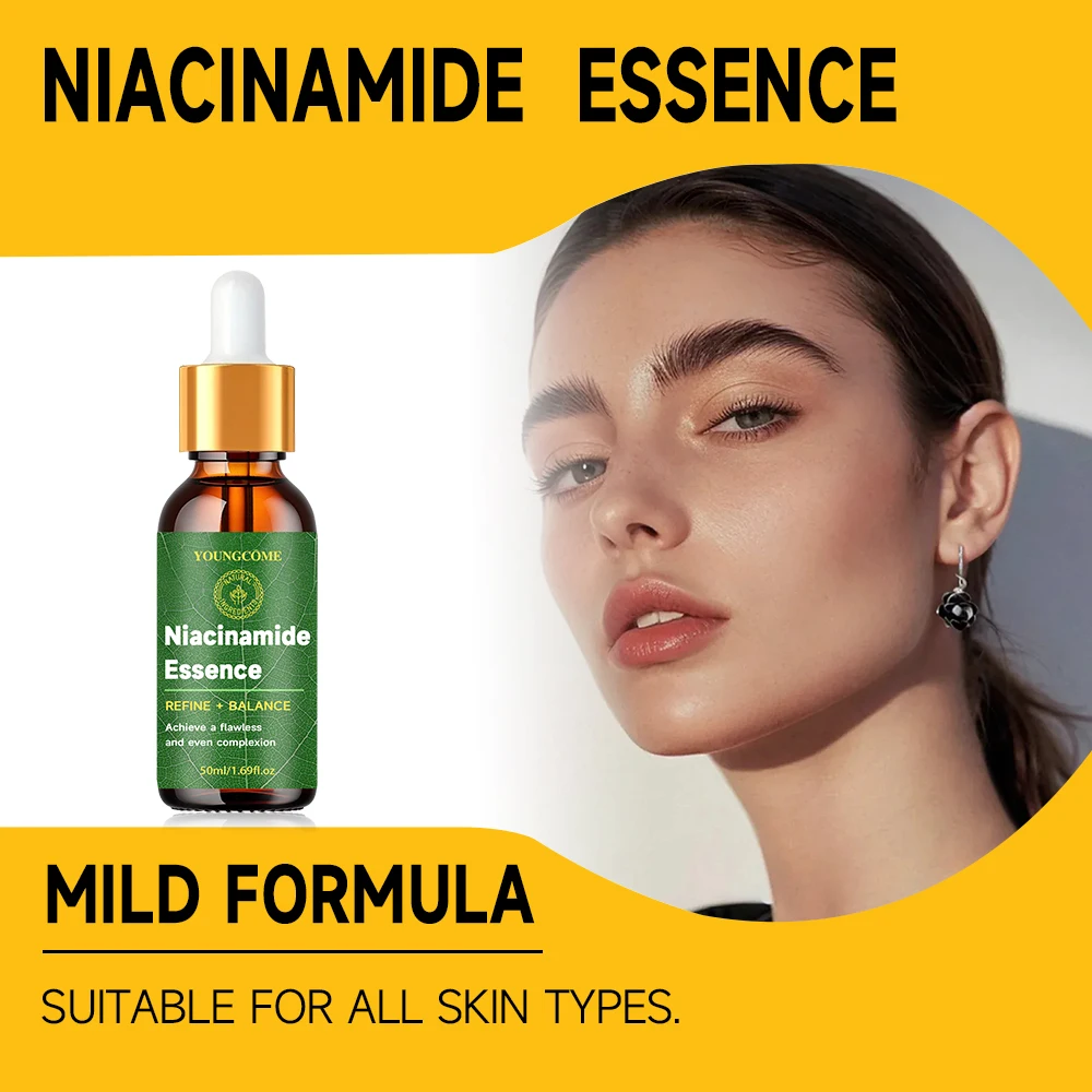 YOUNGCOME Nicotinamide facial essence, Improves the texture ofskin,Protect skin's moisturebarrier suitable for all skin types