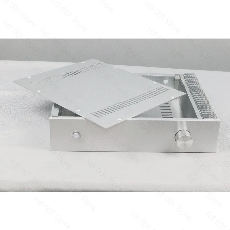 For BRZHiFi-single-side heat dissipation, all aluminum, power amplifier chassis (currently only all silver) BZ3207S