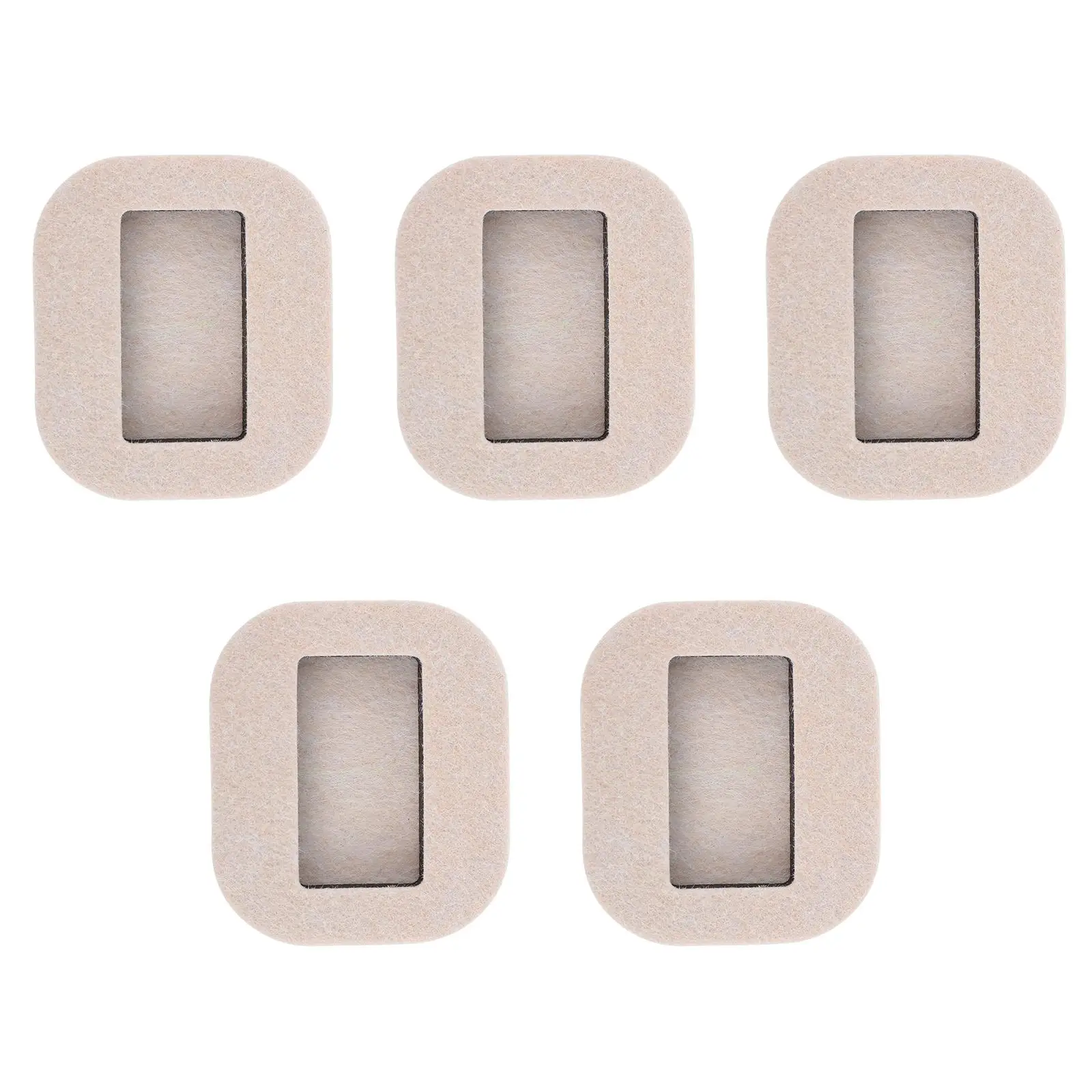 

5 Pcs Felt Furniture Caster Cups Anti Slip Chair Leg Protectors Floor Gliders Hardwood Pads Pulley Chair Mover Tiles Surface