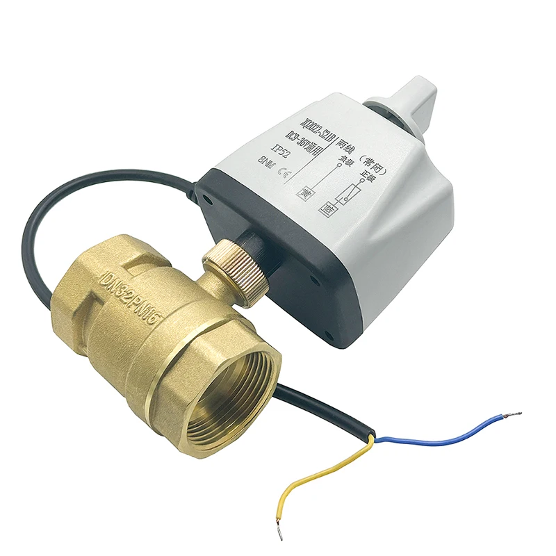 Imagem -02 - Válvula de Esfera Motorizada com Interruptor Manual Controle de Fios Normalmente Fechado Válvula de Esfera Elétrica 2-way in in in 11 in Dentro Dentro
