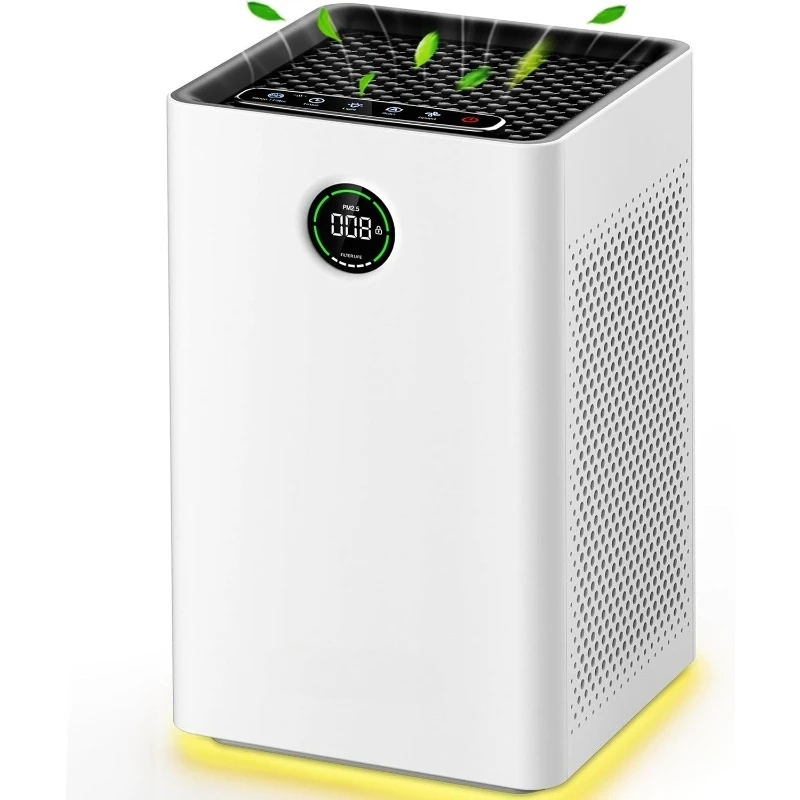 

True HEPA 13 Filter, Activated Carbon Remove 99.97% Dust Smoke Odor Pol
