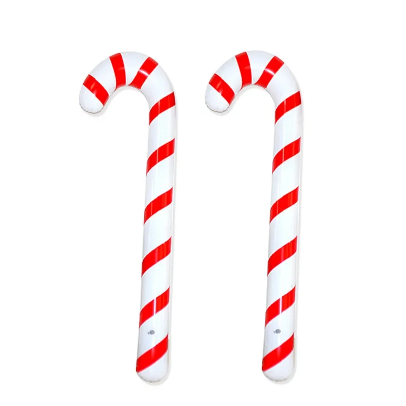 Béquilles de Noël gonflables en PVC, jouets de divertissement interactifs, fêtes de Noël, 5 pièces