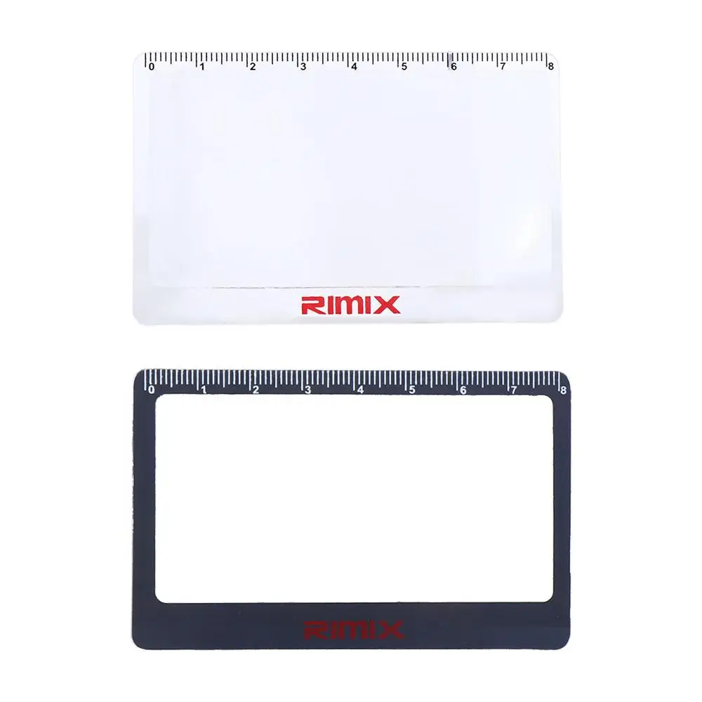 

Lens With Scale Credit Card Magnifier Card Magnifying Glass Outdoor Fire Magnifying Glass Hd Reading Mirror 3X Fresnel Lens