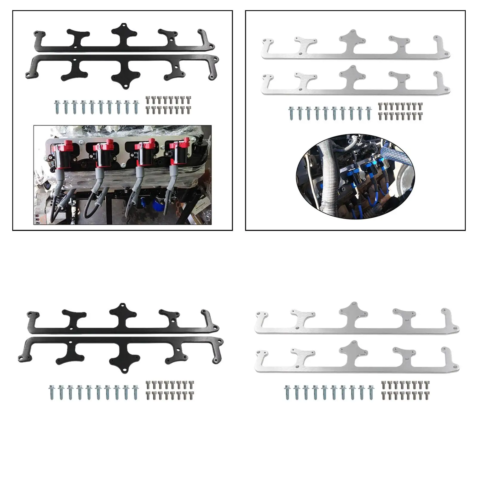 Quality Aluminum Alloy Coil Brackets Valve Cover Heat Sink Attachment for Truck Side Bolt LS Models