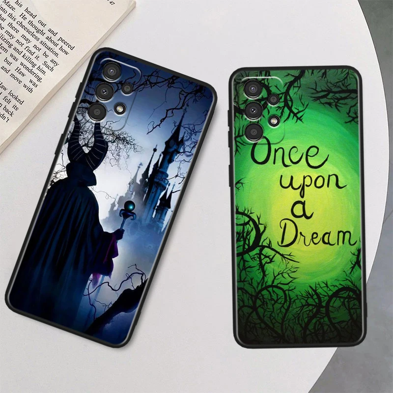 Disney Poison Queen Cool For Samsung A73 A72 A54 A53 A52S A34 A33 A32 A24 A23 A22 A14 A13 A03S A02S Black Soft Phone Case