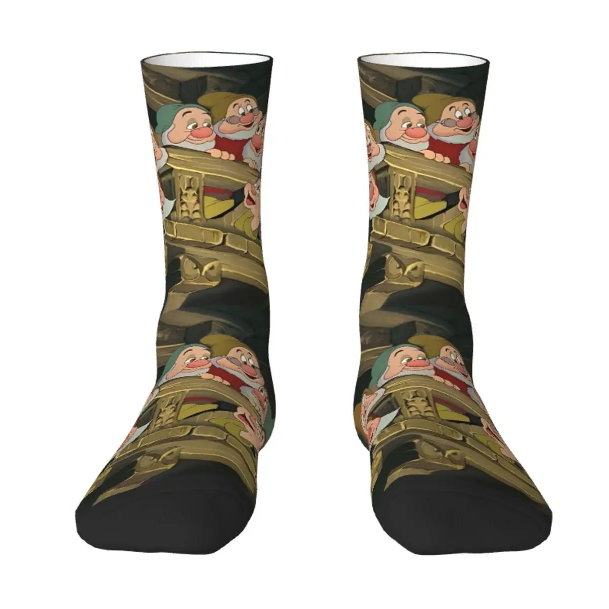 The Seven Dwarfs In Snow White Stockings Men Socks Soft Novelty Socks Autumn Climbing Non Slip Design Socks Birthday Present