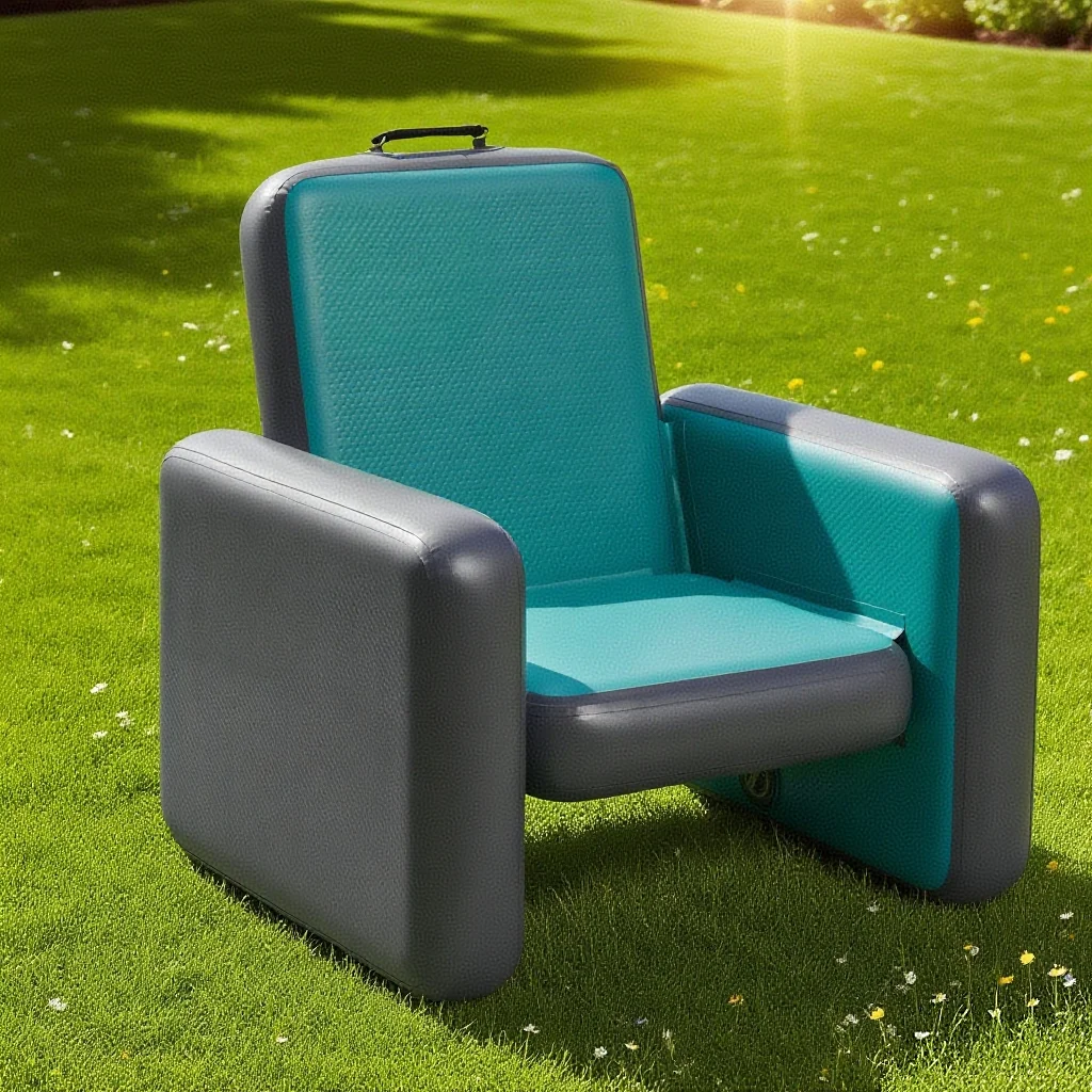Wholesale Modern Design Foldable Inflatable Sofa Set Lounge Chair With Drop Stitch Fabric
