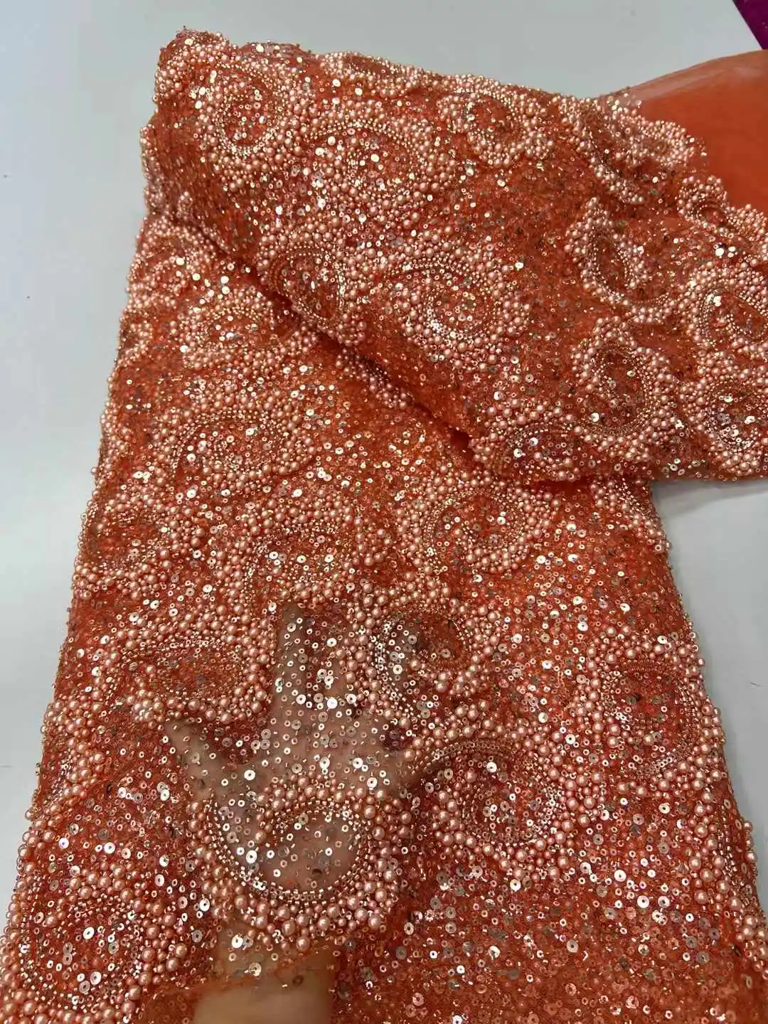 أفريقيا النيجيري مطرز الفرنسية شبكة الدانتيل مع الترتر جودة عالية 2025 التطريز الدانتيل الترتر الدانتيل لفساتين الزفاف النساء