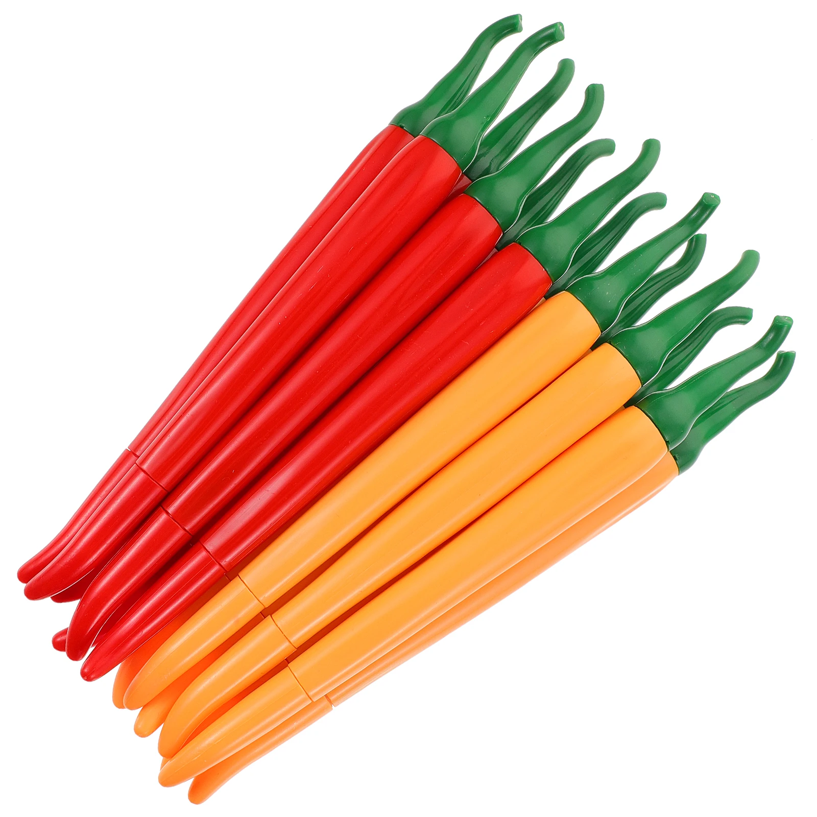 

14Pcs Chili Vegetable Shaped Gel Pen Set Cute Fine Tip Ink Pens Smooth Writing Students School Accessories Bulk Gel Ink Pens