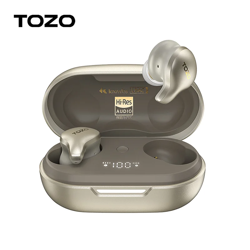 TOZO Golden X1 in-ear Wireless Earbuds Bluetooth Hi-Res Audio Active Noise Cancelling
