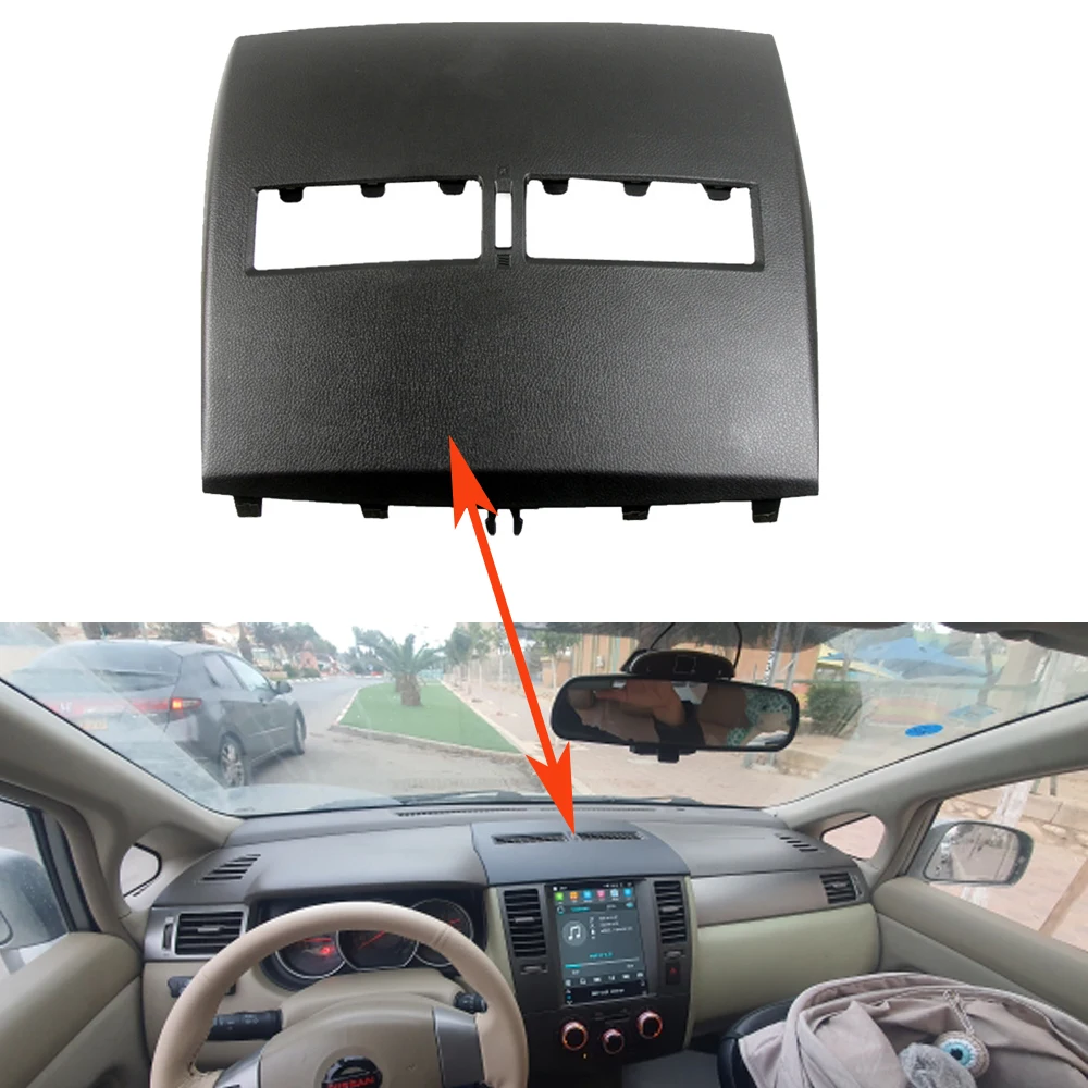 Dành Cho Xe Nissan Tiida 2005-2011 Điều Hòa Xe Ô Tô Ổ Cắm Finisher-Dụng Cụ Bảng Điều Hòa Không Khí Lỗ Thông Hơi Bao Vỏ