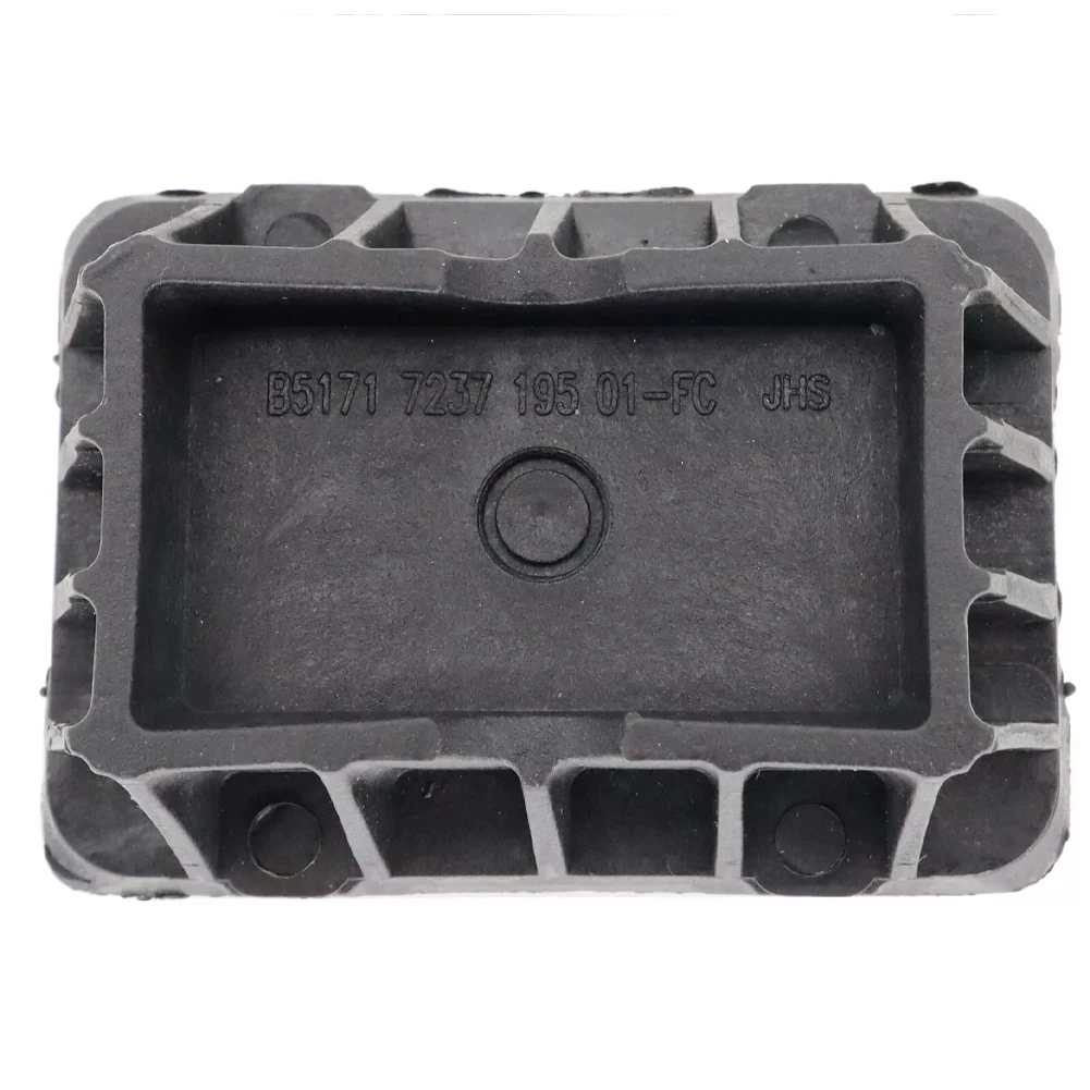 Front for top Pad Black for bmw Rubber Pad Perfect Fit Sleek Design Performance Easy Installation High Universality