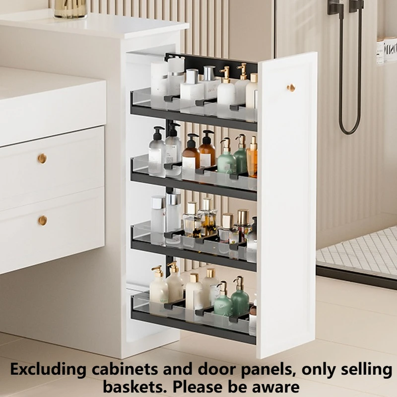 Portable Cabinet Basket Bathroom Kitchen Simple Cabinets Baskets Versatile Creative Drawer Rack Multi Specification Storage Rack