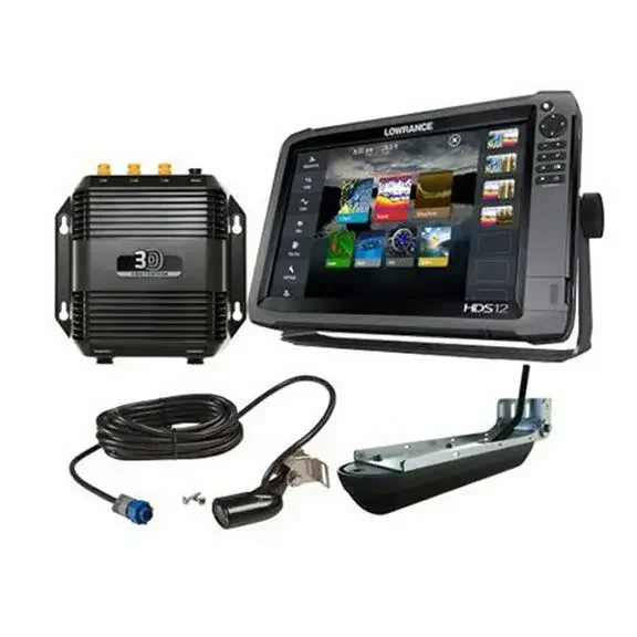 Lowrance HDS-12 Live  with Imaging 3-in-1 Transom C-MAP New and Efficient Tool