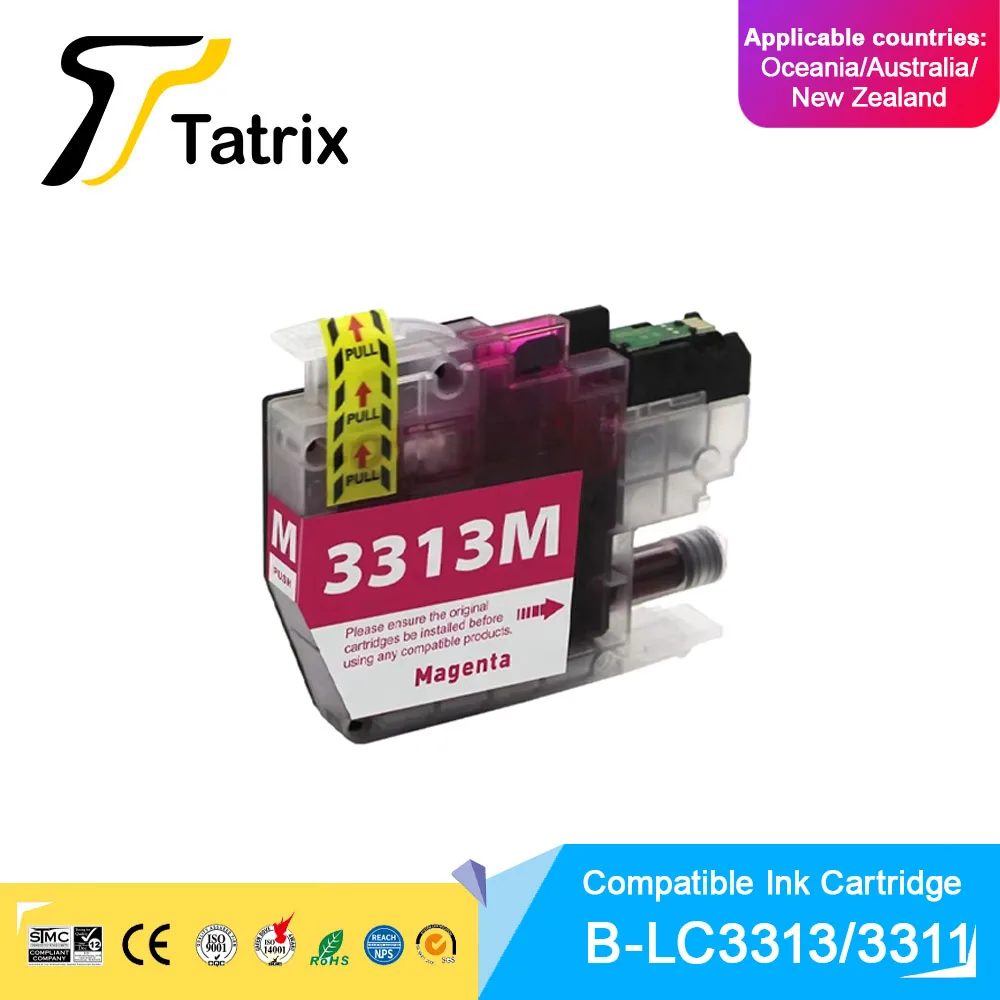 Tatrix LC3313 LC3311 Premium Color Compatible Printer Ink Cartridge for Brother MFC-J491DW MFC-J890DW
