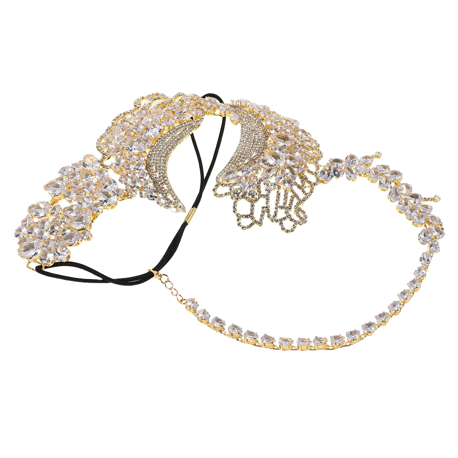 

Rhinestone Masquerade Mask Venetian Fancy Half Face Mask for Halloween Prom Ball Mardi Gras Carnival Party Masquerade Masks