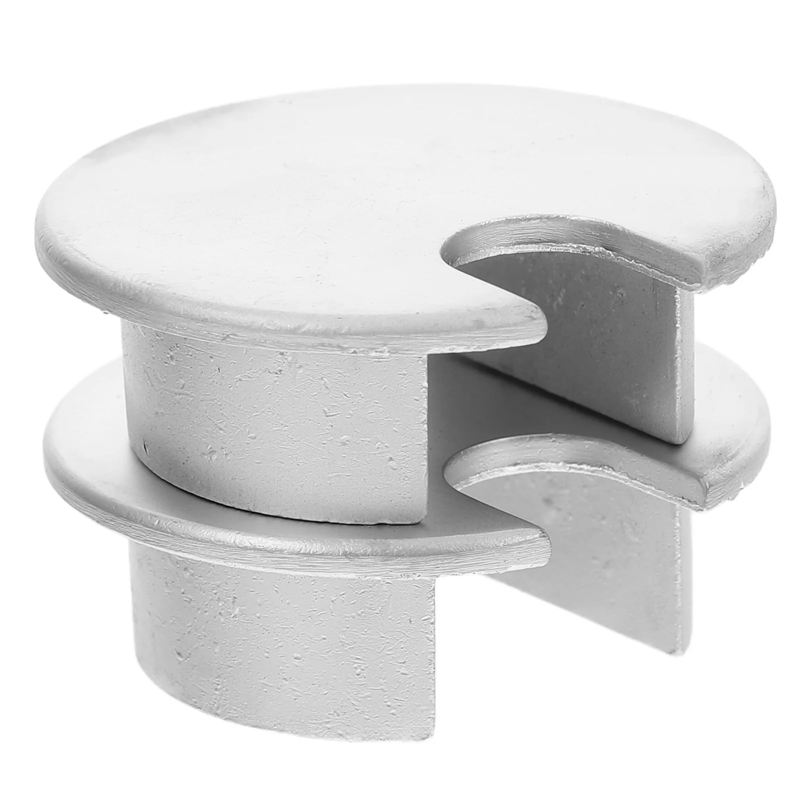 

2Pcs Desktop Cover Round Cable Grommet Zinc Alloy Cord Organizer Decorative Desk Grommet Storage Desktop Cord Organizer Plate