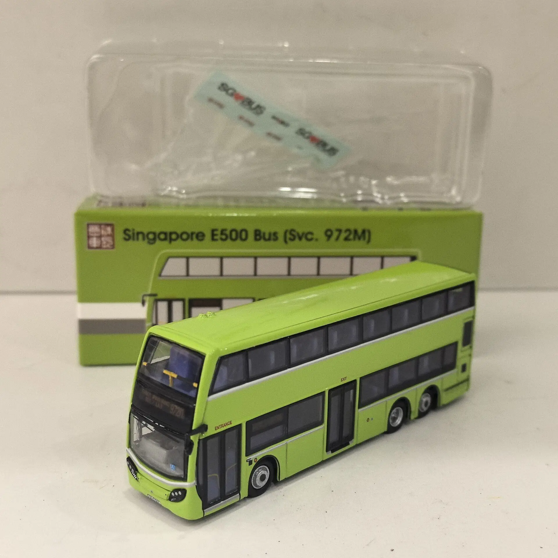 

Diecast 1/120 Scale Singapore Bus ADL E500 SG 972M 31 Alloy Car Model