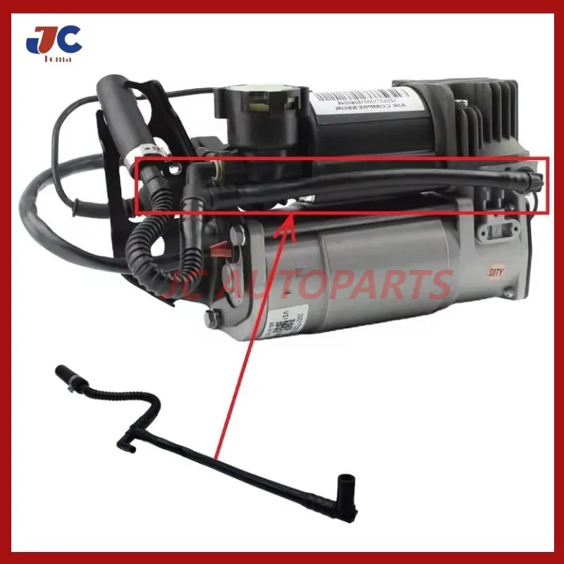 

Air Suspension Compressor Pump Repair Kit Curved air pipe+Corrugated pipe for VW Touareg Porsche Cayenne 7L0616007A 7L8616006