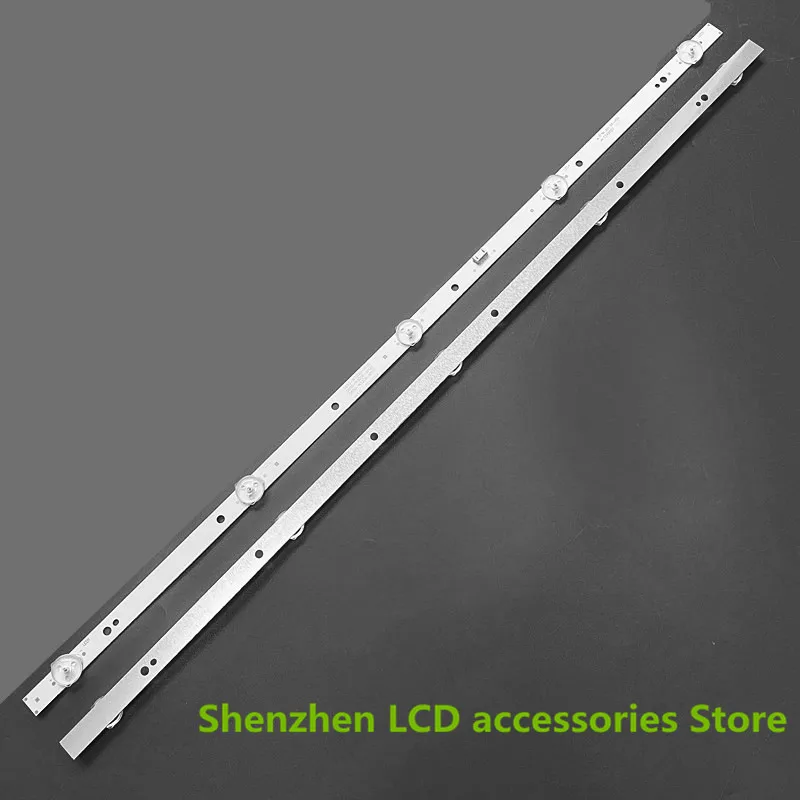 FOR 32E2A  32X6   43MK-W32000-Y5P00 5850-W32000-5P00   32inch use  aluminium 100%new  LCD TV backlight bar  5LED　3V 56.5CM  