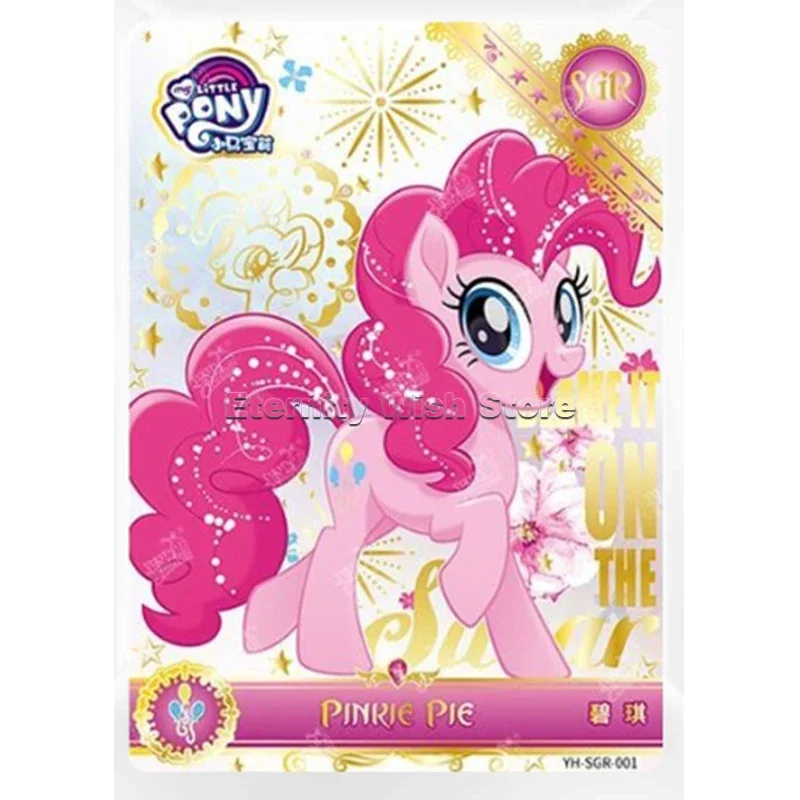 Original KAYOU My Little Pony Card SGR Series Anime Characters Cute Collection Card Flash Cards Children's Toys Birthday Gifts