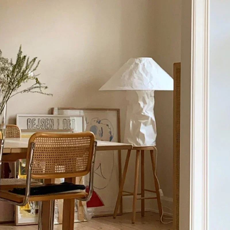 TechHPNordic Wabiji Style Living Room Table Lamp Creative Art Atmosphere Floor Lamp For Hotel B&B