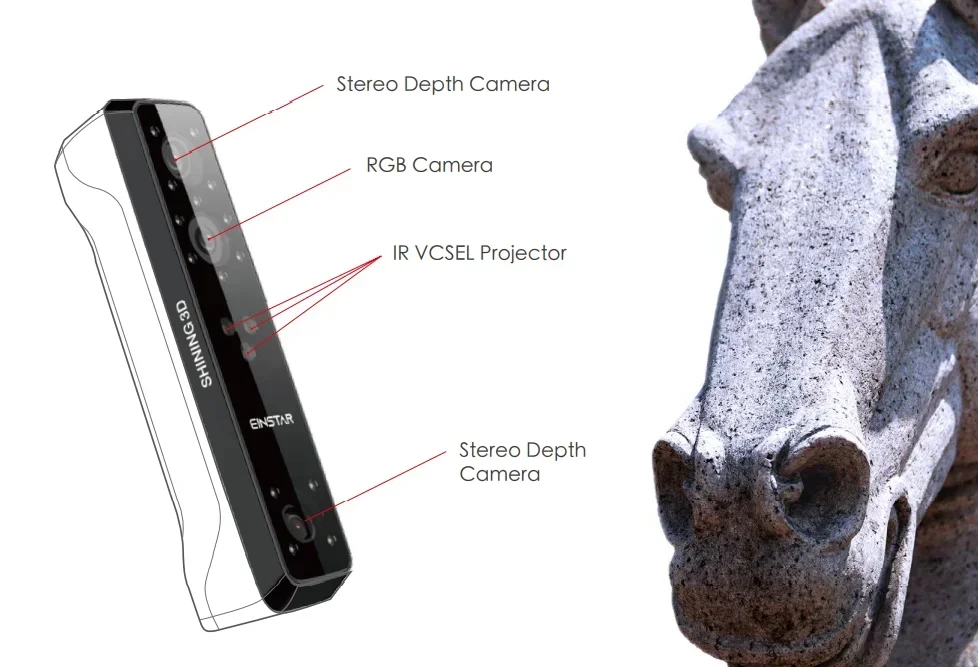 Harga Terendah Einstar 3d Laser Scanner untuk Survei dengan Pemindai Laser Tangan Presisi Tinggi Dari Ein