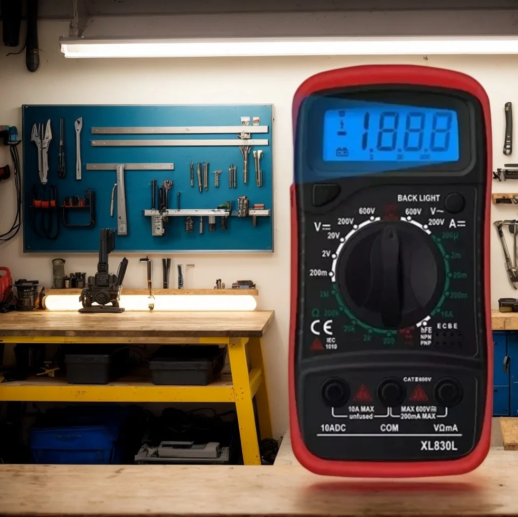 

Цифровой мультиметр XL830L — тестер напряжения переменного/постоянного тока 3-в-1 для электриков, токов и сопротивления