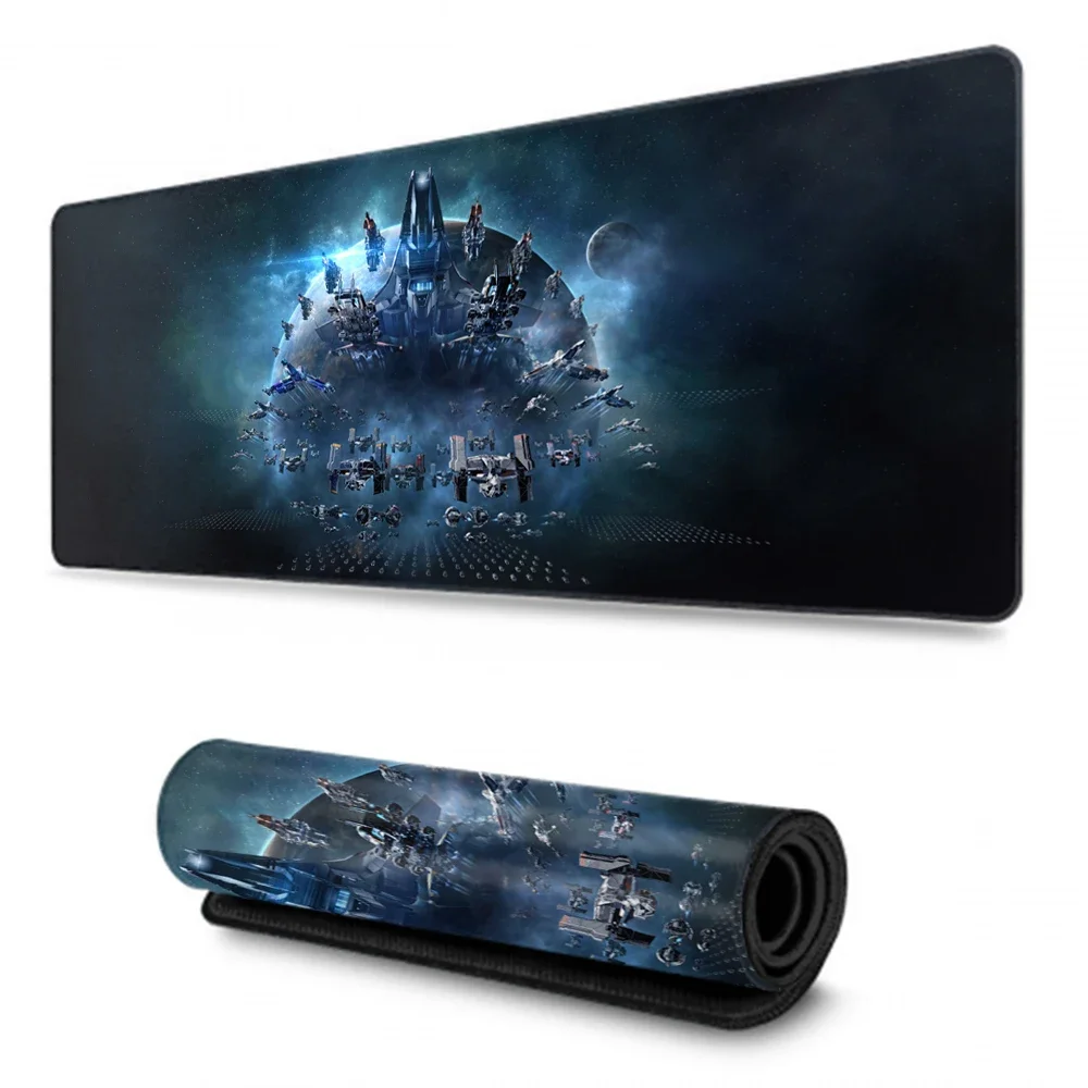 Eve Online 90x40cm XXL Rubber Super Large PC Mousepad Gamer Gaming Mouse Pads XL Desk Keyboard Mat for Computer Laptop Mat