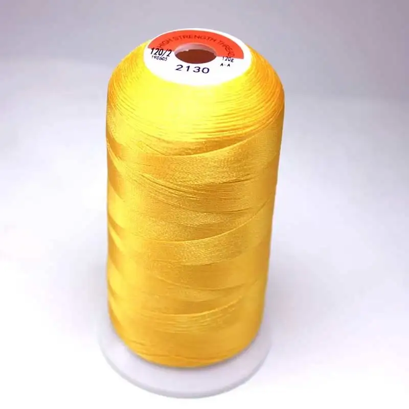 4000 or 1300  yards tassel thread winding  embroidery thread 120D2 strands  embroidered tassels sewing machine double strands