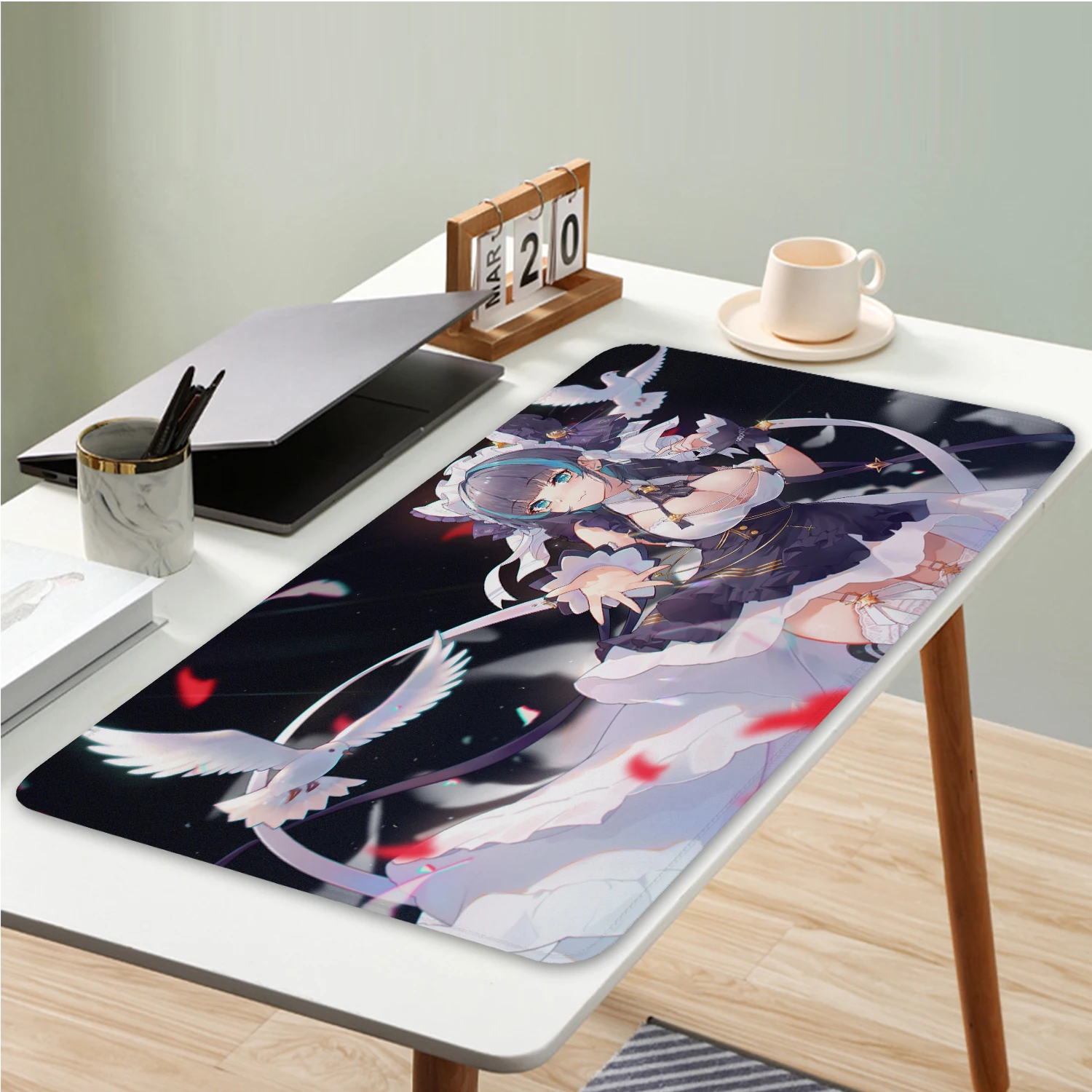 

Large Gaming Mouse Pad Anime Gril Desk Mat with Non-Slip Base,XL Big Computer Keyboard Pad Sexy big breasts Game Mousepad