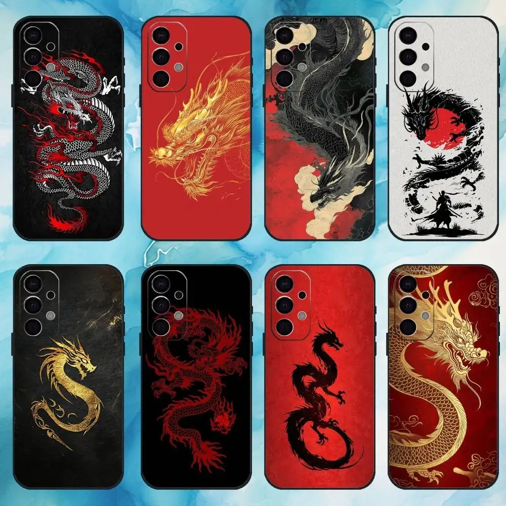 

Dragon Phone Case For Samsung S25,S24,S21,S22,S23,S30,Ultra,S20,Plus,Fe,Lite,Note,10,9,5G，Others Soft Black Cover