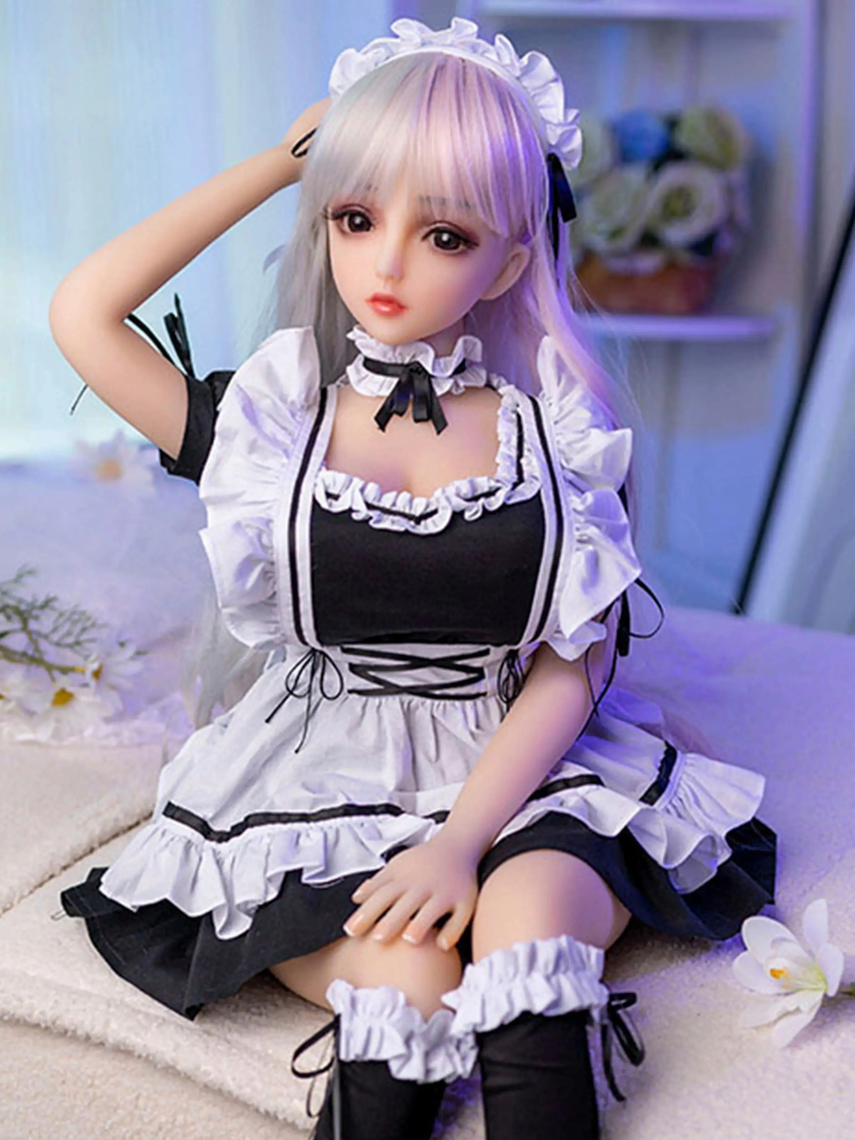 

New 80cm Realistic Silicone Soft BJD Doll TPE Material with Metal Skeleton
