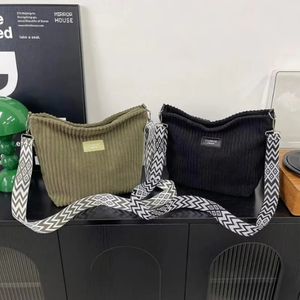 

Модная вельветовая сумка через плечо, повседневная простая женская сумка-тоут, вместительная сумка на плечо, подарок