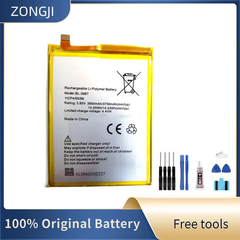 

Новый аккумулятор 3750 мАч BL-36BT для Tecno/CX Pro/CA7/Camon X/Camon 11/CF7/C11/CA8/Camon 11pro + бесплатные инструменты