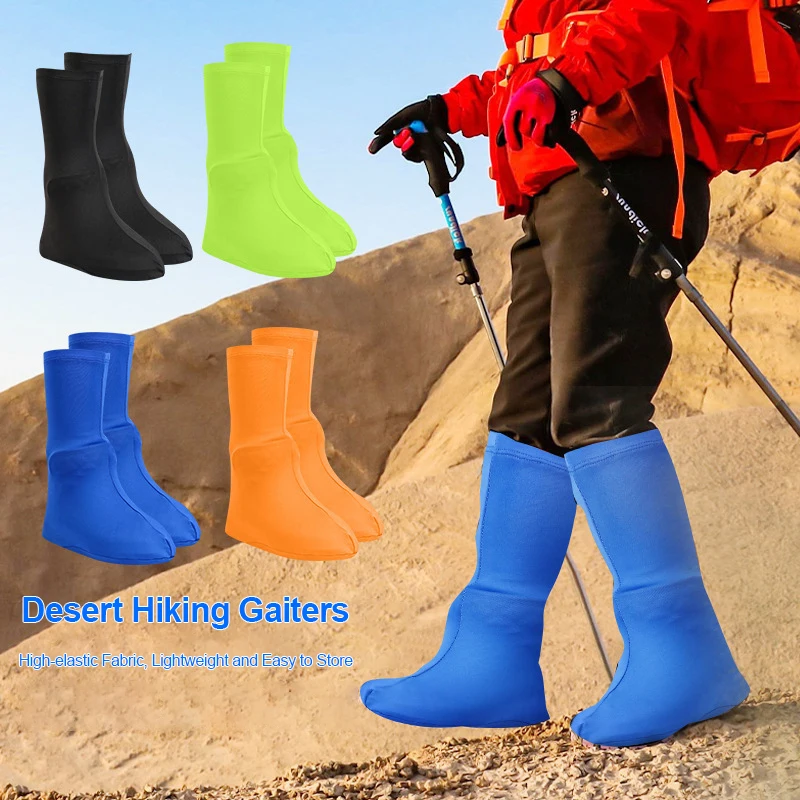 Desert Gaiters Hiking Sandproof Beach Outdoor Highly Elastic Shoes Covers Portable Sand Socks Men Women Travel Foot Boot Covers